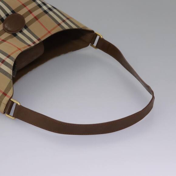 Burberry Nova Check Shoulder Bag Canvas Beige - Picture 7 of 16